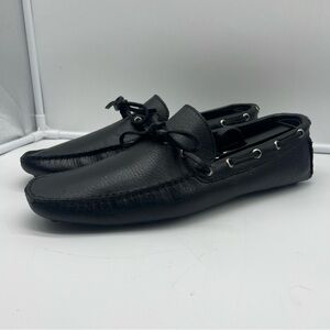 Bruno Magli Men's Size US 9 - EU 42 Black Tino Driver Driving Leather Loafer